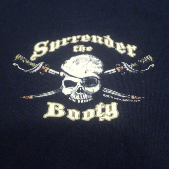 ๐ โ๏ธ Surrender the Booty โ Pirate Shirt Medium Biloxi Beach ๐๏ธ Mississippi ๐ - Picture 4 of 6